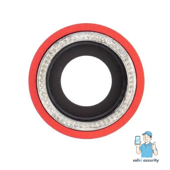 Camera Lens Glass with Frame for Apple iPhone XR Red thumbnail